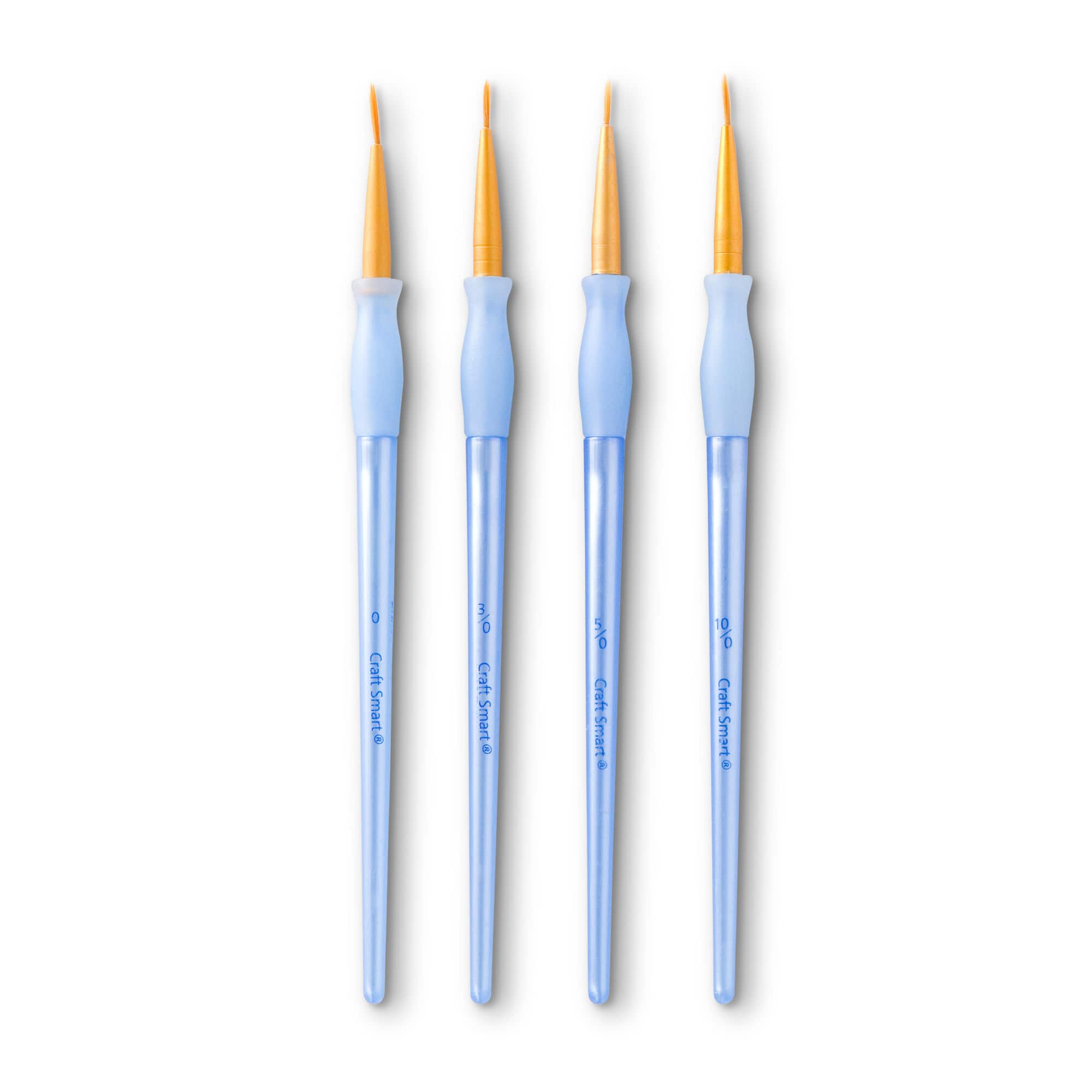 9 Packs: 4 ct. (36 total) Golden Taklon Liner Brush Set By Craft Smart®